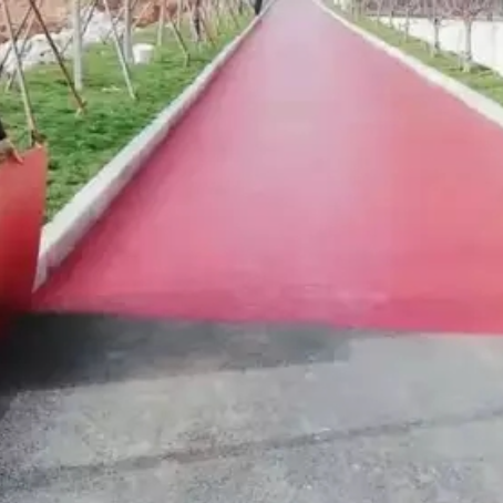延安​ 彩色路面喷涂翻新是一种低成本